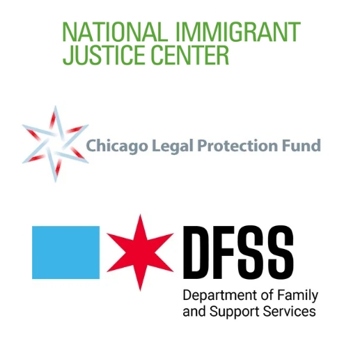 NIJC, LPF, and DFSS logos